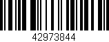 Código de barras (EAN, GTIN, SKU, ISBN): '42973844'