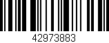 Código de barras (EAN, GTIN, SKU, ISBN): '42973883'