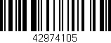 Código de barras (EAN, GTIN, SKU, ISBN): '42974105'