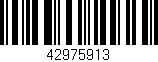 Código de barras (EAN, GTIN, SKU, ISBN): '42975913'