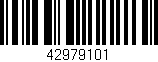 Código de barras (EAN, GTIN, SKU, ISBN): '42979101'
