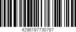 Código de barras (EAN, GTIN, SKU, ISBN): '4298197730787'