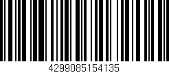 Código de barras (EAN, GTIN, SKU, ISBN): '4299085154135'