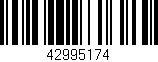 Código de barras (EAN, GTIN, SKU, ISBN): '42995174'