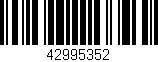 Código de barras (EAN, GTIN, SKU, ISBN): '42995352'