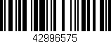 Código de barras (EAN, GTIN, SKU, ISBN): '42996575'