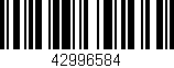 Código de barras (EAN, GTIN, SKU, ISBN): '42996584'