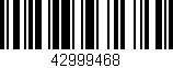 Código de barras (EAN, GTIN, SKU, ISBN): '42999468'