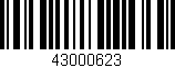 Código de barras (EAN, GTIN, SKU, ISBN): '43000623'