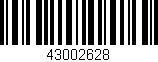 Código de barras (EAN, GTIN, SKU, ISBN): '43002628'