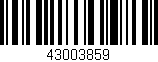Código de barras (EAN, GTIN, SKU, ISBN): '43003859'