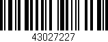 Código de barras (EAN, GTIN, SKU, ISBN): '43027227'