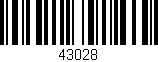 Código de barras (EAN, GTIN, SKU, ISBN): '43028'