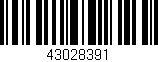 Código de barras (EAN, GTIN, SKU, ISBN): '43028391'