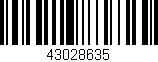 Código de barras (EAN, GTIN, SKU, ISBN): '43028635'