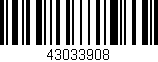 Código de barras (EAN, GTIN, SKU, ISBN): '43033908'