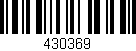 Código de barras (EAN, GTIN, SKU, ISBN): '430369'