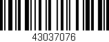 Código de barras (EAN, GTIN, SKU, ISBN): '43037076'