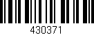 Código de barras (EAN, GTIN, SKU, ISBN): '430371'