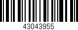 Código de barras (EAN, GTIN, SKU, ISBN): '43043955'