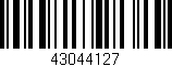 Código de barras (EAN, GTIN, SKU, ISBN): '43044127'