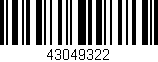 Código de barras (EAN, GTIN, SKU, ISBN): '43049322'