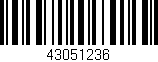 Código de barras (EAN, GTIN, SKU, ISBN): '43051236'