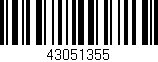 Código de barras (EAN, GTIN, SKU, ISBN): '43051355'