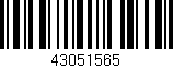 Código de barras (EAN, GTIN, SKU, ISBN): '43051565'