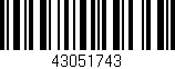 Código de barras (EAN, GTIN, SKU, ISBN): '43051743'