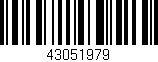 Código de barras (EAN, GTIN, SKU, ISBN): '43051979'