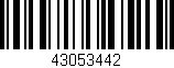 Código de barras (EAN, GTIN, SKU, ISBN): '43053442'