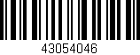 Código de barras (EAN, GTIN, SKU, ISBN): '43054046'