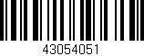 Código de barras (EAN, GTIN, SKU, ISBN): '43054051'