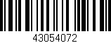 Código de barras (EAN, GTIN, SKU, ISBN): '43054072'
