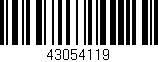 Código de barras (EAN, GTIN, SKU, ISBN): '43054119'