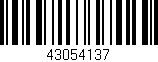 Código de barras (EAN, GTIN, SKU, ISBN): '43054137'