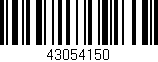 Código de barras (EAN, GTIN, SKU, ISBN): '43054150'