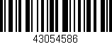 Código de barras (EAN, GTIN, SKU, ISBN): '43054586'