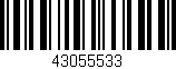 Código de barras (EAN, GTIN, SKU, ISBN): '43055533'