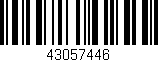 Código de barras (EAN, GTIN, SKU, ISBN): '43057446'