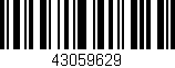 Código de barras (EAN, GTIN, SKU, ISBN): '43059629'