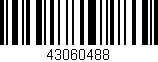 Código de barras (EAN, GTIN, SKU, ISBN): '43060488'