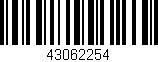 Código de barras (EAN, GTIN, SKU, ISBN): '43062254'