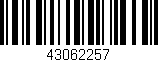 Código de barras (EAN, GTIN, SKU, ISBN): '43062257'