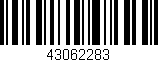 Código de barras (EAN, GTIN, SKU, ISBN): '43062283'