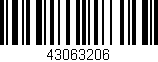 Código de barras (EAN, GTIN, SKU, ISBN): '43063206'