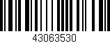 Código de barras (EAN, GTIN, SKU, ISBN): '43063530'