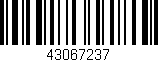Código de barras (EAN, GTIN, SKU, ISBN): '43067237'