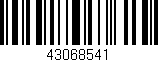 Código de barras (EAN, GTIN, SKU, ISBN): '43068541'